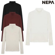 정품 네파 여성 가을겨울 기모 하이넥 목폴라 티셔츠 7K85349