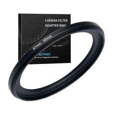 34mm ~ 52mm 스텝업 링 필터 어댑터 금속 링 스텝업 링 어댑터 필터 모든 52mm UV CPL ND 렌즈 후드 스레드 렌즈 요법(34mm ~ 52mm)과 호환, 67mm ~ 55mm