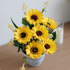 베리비누해바라기화분set 27cm 조화 인테리어, 1개