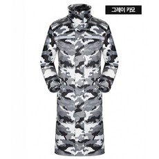 우비 레인롱코트 배달 방풍 방수 남여공용 그레이카모, 상세페이지 참조, 1개