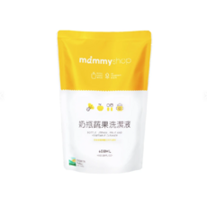 媽咪小站 奶瓶蔬果洗潔液 補充包 600ML, 1個, 補充包600ml