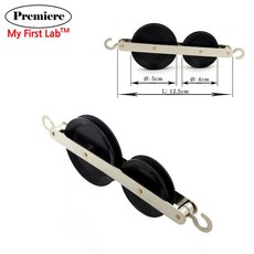 지아오 실험용 고정도르래 2축 PM97-1204 실험기구 과학실험도구