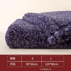 寵物毛毯 寵物保暖毯 冬季厚款, Deep暖冬系列丨藏藍（厚款）,S-90*60【拍大一碼更舒服】, 1個