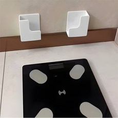 조은생활 체중계 벽걸이 수납아이디어, 화이트