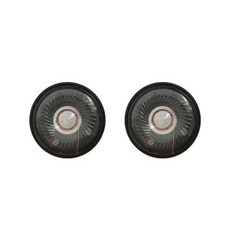 2pcs 50MM 32Ohm 0.5~1W 헤드폰 혼 스피커 K450 K420 K416 Q460 K480용, Black