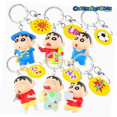 짱구는 못말려 짱구 피규어 키링 가방고리 6종 택1, 짱구 피규어 키링 (초코비), 1개