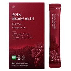 엘리브 유기농 레드와인 비니거 스틱, 1개, 210ml