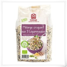 CELNAT 셀낫 콩 3종류 크런치 믹스, 4개, 500g