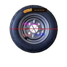 바퀴 타이어 300 8 400 12 P3274, 300-8 공압 타이어 어셈블리 전달