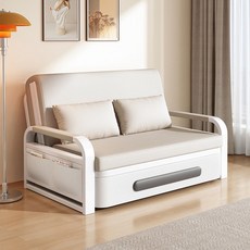 우리네가구 라텍스 접이식 침대 소파베드 2인용 쇼파침대 HWL1, 라텍스 소파침대 아이보리