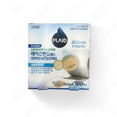 에이스밴드에스 주사 원형 밴드 밴드랩 롤밴드 반창고 22mm 100매, 에이스밴드에스 주사 원형 밴드 밴드랩 롤밴드 반창고 2