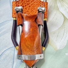 新款木柄腕托彈弓精準威力戶外, 1個, 新款木柄彈弓精準威力戶外