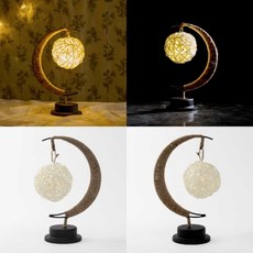 TOP 초승달 미니무드등 신혼부부집들이선물 카페펜던트조명 LED 인테리어스탠드