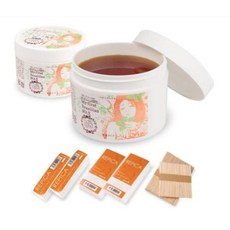 저자극 순한성분 남자 여자 제모 왁스, 꿀 슈가 브라질리언 왁싱키트 대용량 35