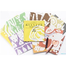 日本mizuiro 塗鴉著色千代色紙，多款可愛圖案，激發兒童創意，高品質紙張，色彩鮮明不易褪色, 詳見包裝