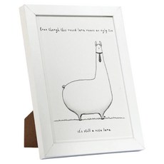 簡約現代風相框 家居裝飾擺飾 照片展示架, 1個, 白木紋