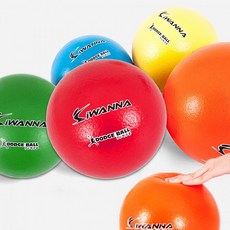 아이워너 PU 피구공 3호 4호 학교 체육 놀이, 1개, 오렌지 4호