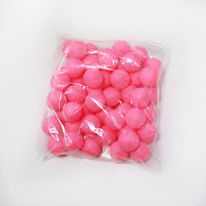 무지 칼라탁구공 13가지 색상 공예용 행사용 색깔탁구공 추첨볼 벌크, 1개, 50개입, 다크 핑크