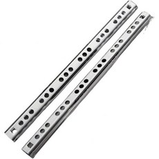 넓은 서랍 슬라이드 볼 가이드 2단 스틸 접이식 서랍 볼 가이드 가구 17mm(406mm-16인치), 넓은 서랍 슬라이드, 볼 가이드 2단 스틸 접이식 서랍