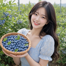 [블루베리] 국내산 생블루베리 탱글한식감 생과, 1박스, 200g중과(당일수확<세이프강추>블루베리BEST)