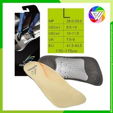 FootDisc 富足康 廣用款 支撐型 鞋墊 德國科技 足下智慧, 1個, 男 L