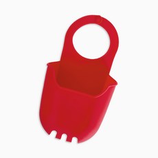 물빠짐 실리콘 수전 수세미걸이 선택1 (수세미 홀더 거치대) 싱크대 수세미 걸이, 레드, 1개