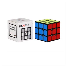 Mr.M 시리즈 2x2 3x3 4x4 마그네틱 매직 큐브 SengSo 전문 생일 크리스마스 선물 장난감 Cubo Magico, [01] 3X3 Black