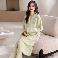 DFMEI 100%純棉月子服春秋季長裙長褲孕婦睡衣產婦待產服產後哺乳家居服