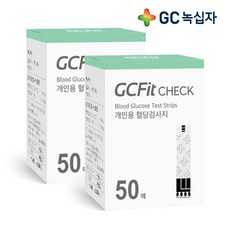 [2026년 신형 출시] 녹십자 GC fit Check 지씨핏 첵 혈당시험지 당뇨 검사지 측정지 2박스 100매