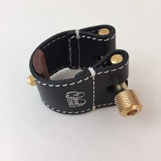 日本石森 Wood Stone KODAMA II TS 次中音薩克斯風皮束圈 (膠嘴用) - 薩克斯風玩家館, 1個, selmer/黑