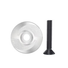 나사 포함 알루미늄 합금 자전거 볼 커버 스템 캡 탑 쿨 포크 튜브 헤드셋 로드 바이크 28.6mm 1 1/8 인치, 1개