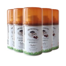 해피룸 탈취분사기 280ml 헤이즐럿 향기 8개 1세트 자동분사기용 방향캔 탈취와 방향을 동시에 업소용 화장실용, 헤이즐럿향