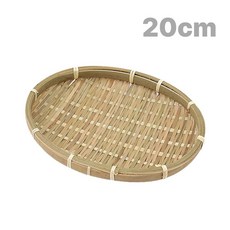 20cm 대나무 타원 쌈채반 ( 전통 소쿠리 추석만들기 명절 부침개 접시 튀김그릇 떡 상추 바구니 광주리 나무 공예품 가을 인테리어 소품 )