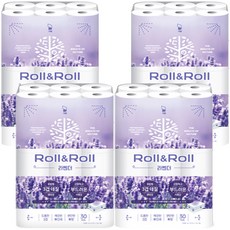 롤앤롤 라벤더 화장지 3겹 30m 30롤, 30개입, 4개