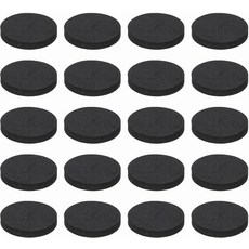 MECCANIXITY 32개 단면 스피커 절연 발 패드 30mm x 5mm 미끄럼 방지 폼 충격 흡수 베이스 앰프 스탠드 매트 하이파이 홈 시어터 사운드 시스템 블랙, 30mmx10mm