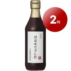 우치보리 미노 토쿠센 아지츠케 폰즈 소스 Uchibori Brewery Mino Special Seasoning Ponzu, 360ml, 2개