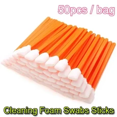 프린터 청소용 폼 스왑 헤드 클리닝 코튼 스펀지 키트 부품 유지보수 도구 용제, 04 50pcs orange