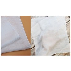 국산 무형광 천연 밤부 가제손수건 대나무 100% 거즈/엠보 10장