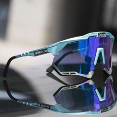 바이크 고글 오토바이 스키 보드 안경 SCICON 광변색 사이클링 MTB 자전거 도로 남녀공용 야외 스포츠 선글라스 [호환], 3 Lens, 07