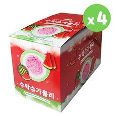 슈가롤리 수박 슈가롤리 모양 솜사탕, 10g, 40개