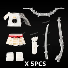 FD601 애니메이션 영화 시리즈 액션 피규어 조립 블록 무기 빌딩 어린이 장난감 선물, 32 DX108 5PCS