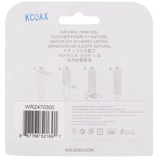 Wilson Sporting Goods 가죽 테니스 그립 블랙 단일 사이즈 (WRZ470300), Wilson Sporting Goods 가죽 테니스 그