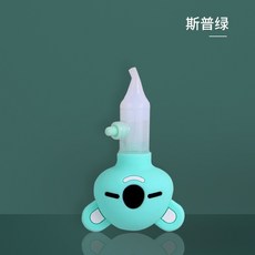 아기 콧물청소기 수동식 역류방지펌프식 통코기, 코알라그린(누드), 1개