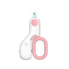 LED發光寵物指甲剪 適用貓咪/小型犬 附安全燈與磨甲器, mini指甲剪-粉色, 1個