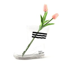 NELP 투명 물결 장화 아동, 205, 블랙