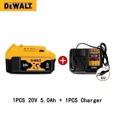 배터리 20V 2.0-9.0AH 충전식 리튬 이온 배터리 DCB115 DCB118 공구 배터리충전기, 04 04 5AH X1 charger X1