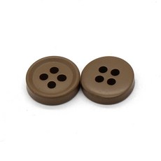HENGC 의류용 작은 다채로운 송진 버튼 귀여운 아이 셔츠 블라우스 스커트 DIY 공예 바느질 액세서리 11mm 50, 11mm 50pcs, NO.14 Brown