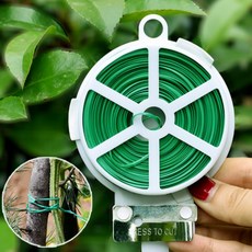 더코지랩 원예용 철사 꽃철사 100m 고추끈, 1개