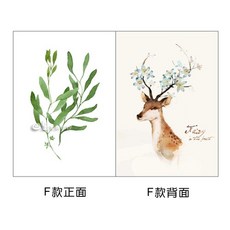 日皇 拍照道具 拍照背景卡片 明信片 ins 拍攝道具卡 雙面拍照卡片 裝飾佈置 擺件, F款(13*18cm), 1個