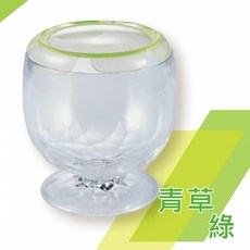 ISTA 伊士達 摩登造型缸 圓型缸 - 孔雀魚、鬥魚、烏龜適用, 青草綠, 1個